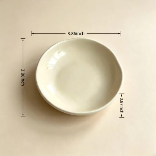 Ceramic Trinket Dish, Irregular Ring Jewelry Tray for Vanity Decor - Image 3