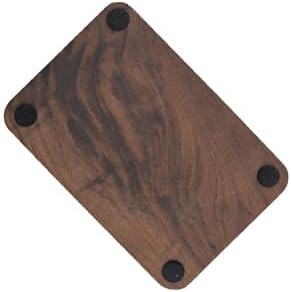 Solid Walnut Small Serving Tray - 11.81" x 7.8" x 0.79" One Piece Walnut Tray 1/4‘’ deep for Coffee Table, Breakfast,Bathroom Vanity, Perfume Display,Home Decor, Natural Finish, No Glue Joints - Image 4