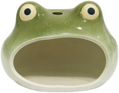 Handcrafted Ceramic Frog Incense Burner Mini Palo Santo Holder by Unknown