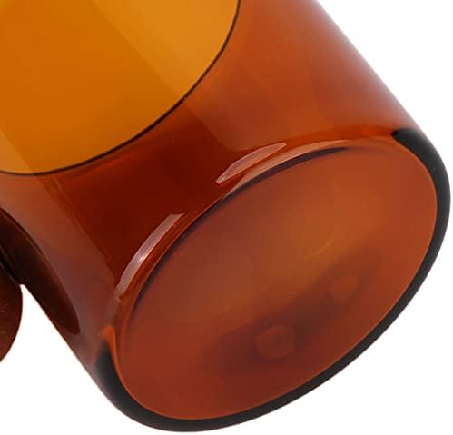 Heat Resistant Glass Tea Cups, Clear Glass Mugs with Wooden Handle, 120ml Coffee Mugs for Office Home Party (Brown) - Image 6