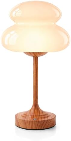 UMEXUS 13" Modern Small Cordless Table Lamp, Rechargeable Battery Operated by UMEXUS