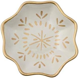 Karma Gifts Large Fluted Trinket Tray, White by KarmaGifts