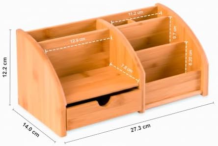 OSCO Bamboo Desk Organiser - Image 4