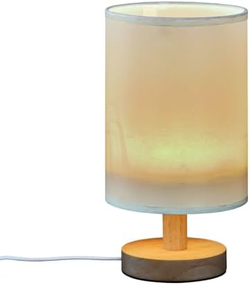 Light Green Pattern Bedside Table Lamp for Bedroom Small Lamps for Nightstand Lamp with Non-Slip Base LED Desk Lamps for Living Room Home Office Dorm Kids Room - Image 2