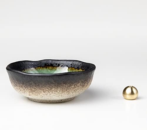 Asayu Japan Small Mini Incense Holder for Sticks, 3.3in (83mm) Ceramic Ash - Image 5