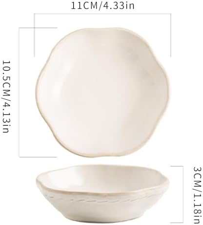 Ceramic Jewelry Tray, Ring Holder Floral Trinket Bowl for Women - Image 2