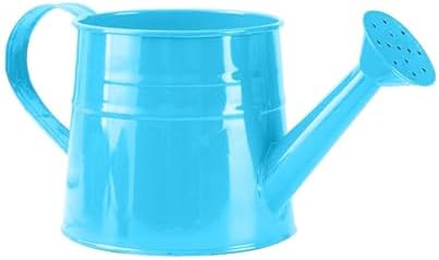 Watering Can Gardening Tool Accessories, Sprinkling Can 1L Metal Flower Garden Watering Can for Outdoor Indoor Plants Lawn Garden (Blue) - Image 4