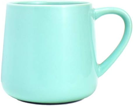 Bosmarlin Large Glossy Ceramic Coffee Mug, Tea Cup for Office and Home, 18 oz, Suitable for Dishwasher and Microwave(Mint Green, 1) by Bosmarlin