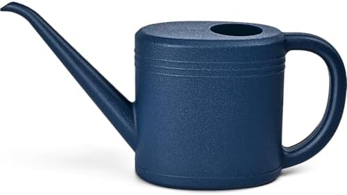 Watering Can - for Indoor and Outdoor Plant Garden - 1/4 Gallon - Navy Blue by UFANME