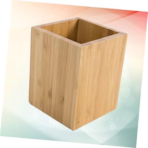 Bamboo Desk Organizer Box for Stationery and Chopsticks Desktop Use - Image 7