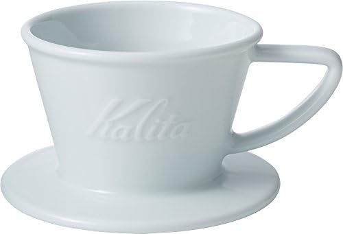Kalita HA155#01035 Coffee Dripper Wave Series Porcelain Hasamiyaki for 1-2 People by Kalita