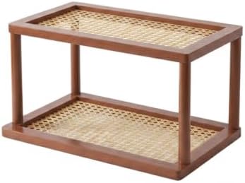 Natural Bamboo Desktop Organizer Rack - Vertical File & Mail Holder for Office Desk, Kitchen Counter, or Entryway Table by Unknown