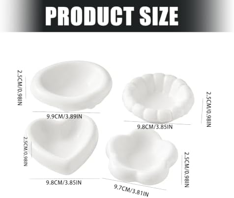 Ceramic Storage Tray White Glazed Catchall for Snacks Jewelry Vanity Countertop Display Decorative Serving Accent Kitch - Image 2