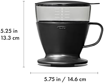 OXO Brew Single Serve Pour-Over Coffee Maker, 12 oz. - Matte Black - Image 6