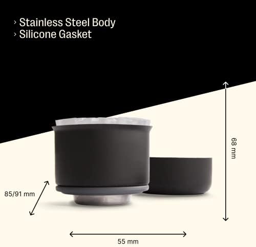 Fellow Stagg Pour Over Coffee Dripper 10 oz [X], For Brewing a 10 oz cup of Coffee, Stainless Steel Double Wall Vacuum Insulated, Non-Clogging, Fast Drip, Portable Coffee Maker + 15 Filters - Image 2