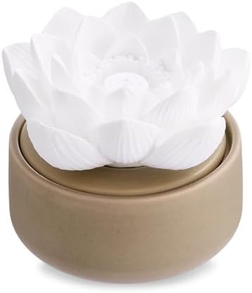 Honeydak 1 Pcs Ceramic Essential Oil Diffuser, Non Electric,Lotus by Honeydak