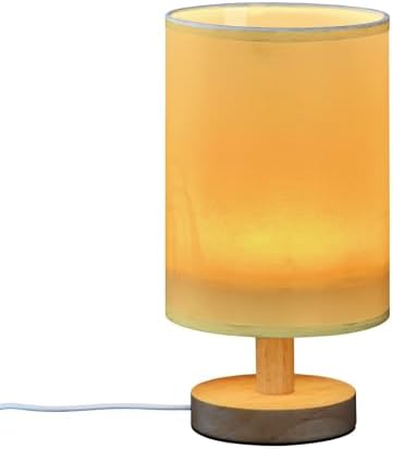 DOMIKING Sunny Yellow Pattern Bedside Table Lamp for Bedroom Small Lamps for Nightstand Lamp with USB Ports Bedroom Lamps for Living Room Kids Room Dorm Office Home - Image 2