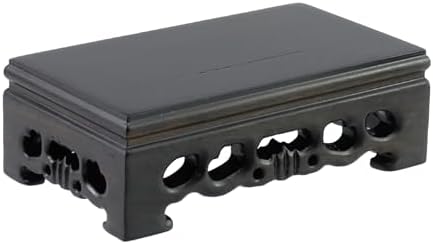 Wooden Display Stand Base, 4.92" x 2.76" by PUFGUY