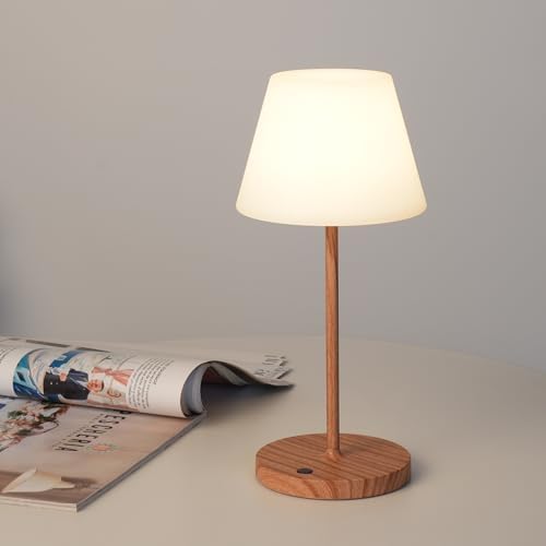 WEILAILUX Small Outdoor Table Lamp, Shower Lamp Waterproof (Mini Wood) by WEILAILUX
