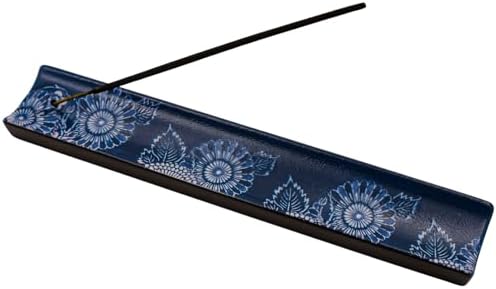 Incense Holder for Sticks, Ceramic Incense Burner with Ash Catcher, Aesthetic Decor for Home, Room & Office, Unique Gifts for Housewarming Yoga, Meditation & Spa by Unknown