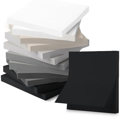Mr. Pen- Sticky Notes, 3"x3", 12 Pads, 600 Sheets, Greyish Tones by MrPen