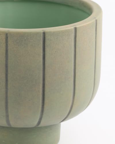 Self Watering Pots for Indoor Plants, 6 Inch Ceramic African Violet Pot - Image 4