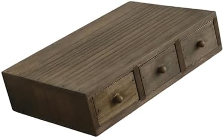 Wooden Desktop Organiser with Multiple Compartments for Offices Home Decoration Storage Box for Stationery Cosmetics Wooden Desktop Planner - Image 6