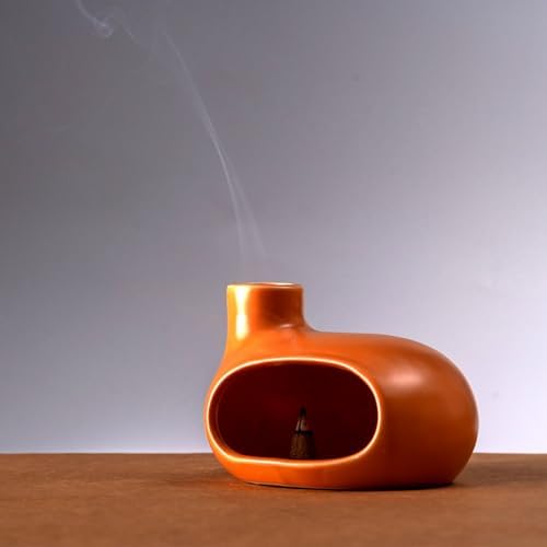 Ceramic Palo Santo Holder, Handcrafted Incense Burner Ash Catcher for Sage - Image 4