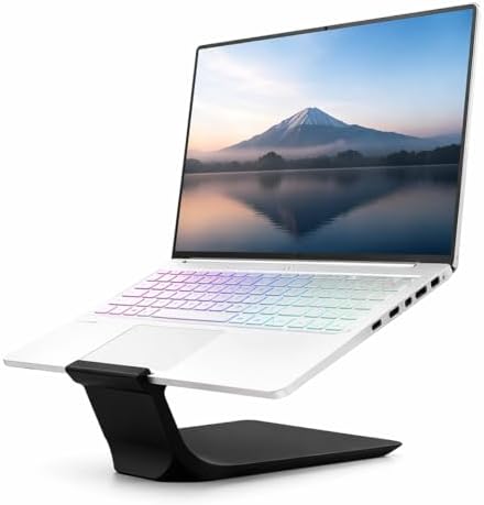 Laptop Stand for Desk – Ergonomic Laptop Riser, Improves Posture & Reduces Neck Pain, Stable No-Wobble Design, Cooling Airflow, Fits 10–17” Laptops, Office & Home Setup by Neto3DPrinting
