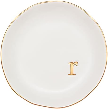 COLLECTIVE HOME Ceramic Jewelry Tray, Trinket Dish, Gifts for Women (R) by COLLECTIVEHOME