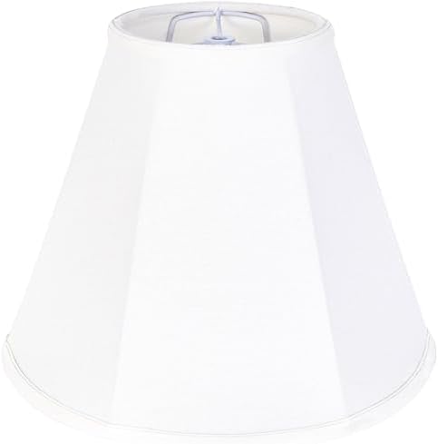 GO&SO White Bell Lamp Shades, 6" Top x 13" Bottom x 9.8" High by GOSO