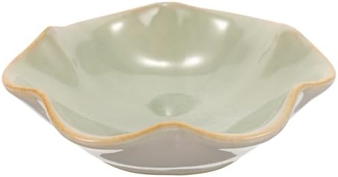 TEHAUX Light Green Ceramic Jewelry Tray for Organizing and Display by TEHAUX