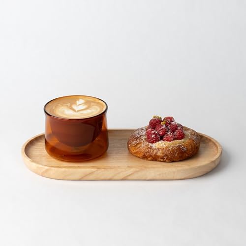 FLUR Coffee Tray (1 Tray): for Serving, Sharing, and Organizing - Designed by Coffee Lovers - 100% Rubberwood - Image 6