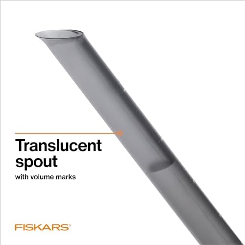 Fiskars Indoor Watering Can,Long Reach Spout for Precision Hydration on House Plants,Flowers&Garden,Anti-Drip Nozzle with Translucent Volume Markings,Ergonomic Recycled Plastic Body,40 oz,(Pack of 4) - Image 4