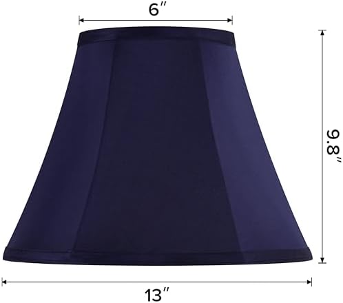 Blue Bell Lamp Shades, Medium, 6" Top x 13" Bottom x 9.8" High - Image 2