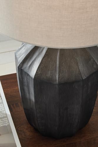 Signature Design by Ashley Jilton Table Lamp, 25-Inch Black for Nightstand - Image 5