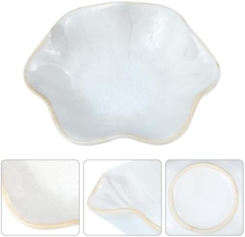 ARTIBETTER Ceramic Jewelry Plate Lotus Leaf Trinket Dish Jewelry Organizer Ring Holder Vintage Light Office Decor Gift for Mom Friends Sisters - Image 7