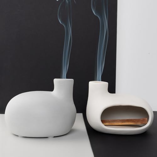 Palo Santo Holder, Modern Chiminea Incense Burner for Sticks & Cones - Image 4