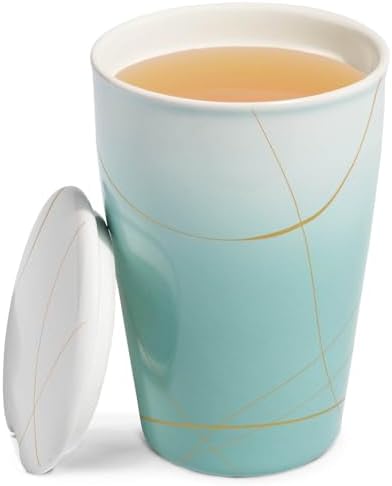 Tea Forte Double-Walled Ceramic Kati Cup, Wellbeing, 12 oz - Image 3