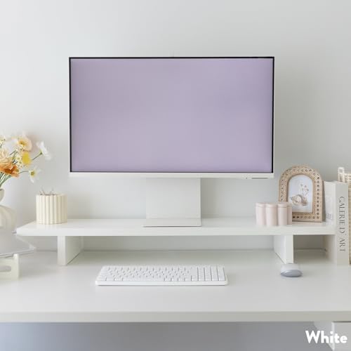 Desky Minimal Monitor Stand Walnut Rubberwood - Image 6