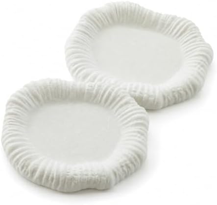 LUOZZY 2pcs Irregular Round Jewelry Tray Decorative Trinket Dish White by LUOZZY