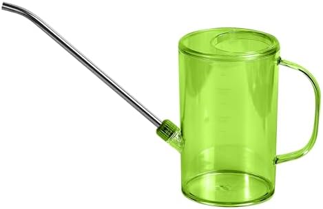 Plastic Watering Can - Small with Long Spout - 1/4 Gallon - 32 Oz - Green by Unknown