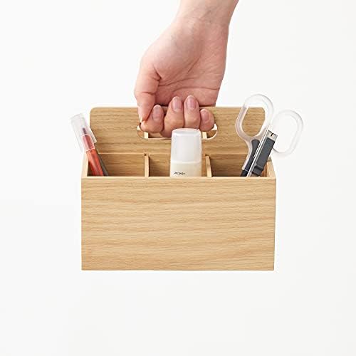無印良品 MUJI 44310236 Wooden Tool Box, Approx. 6.6 x D 6.6 x H 5.0 inches (16.8 x 16.8 x 12.6 cm) - Image 6