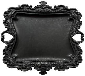 khtumeware 1 Pack Jewelry Dish Rustic Iron Gray Jewelry Trays ideal for holding jewelry rings and large jewelry storage trinkets. by khtumeware