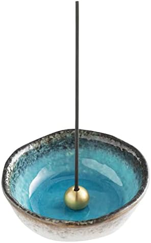 Asayu Japanese Small Mini Incense Holder for Sticks 3.3in (83mm) Ceramic by AsayuJapan