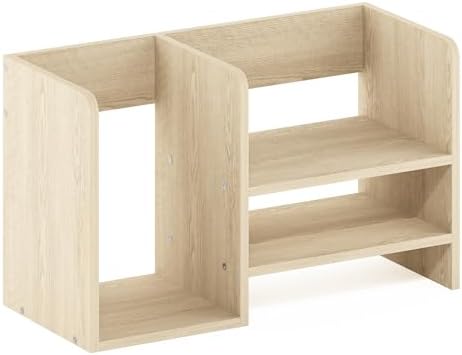 Furinno Hermite Desk Organizers, Office Organization, Natural Oak - Image 5