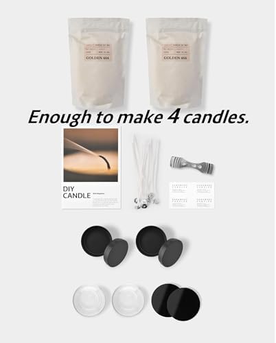MAGOKORO Natural Soy Candle Making Kit, DIY Candle Making Supplies for Beginners, Adults&Kids (Basic Kit) - Image 5