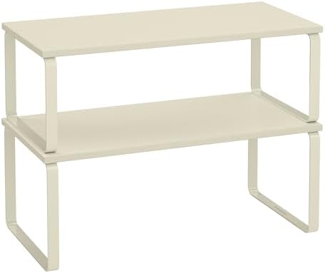 SONGMICS Cabinet Organizer Shelf, Set of 2 Spice Rack, Kitchen Storage by SONGMICSbySONGMICSHOME