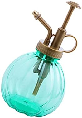 Mini Plant Mister Vintage Style Decorative Water Spray Bottle with Top Pump Small Watering Can for Indoor Potted Plants 1Pc Green,Vintage Glass Plant Atomizer - Image 4