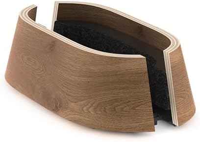 HumanCentric Vertical Laptop Stand in Black Walnut Wood, Adjustable - Image 4